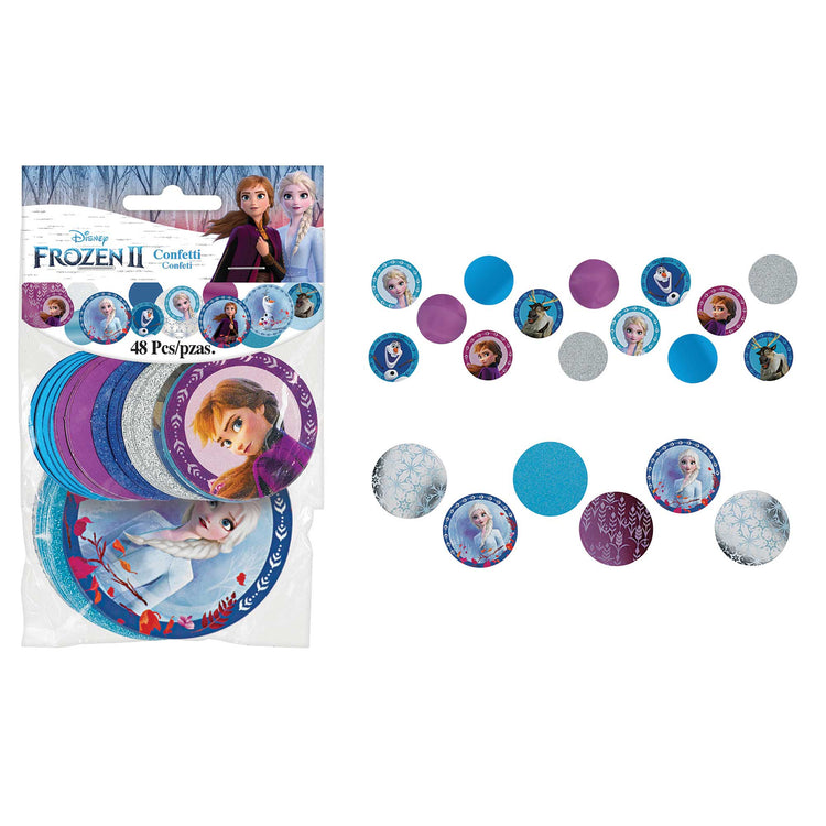 Disney Frozen 2 Giant Confetti Circles Pack of 48