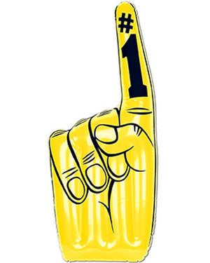 Number One Yellow Inflatable Hand
