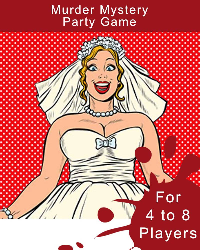 Bogan Bride and the Billionaire Digital Murder Mystery Game for 4 to 8 Players
