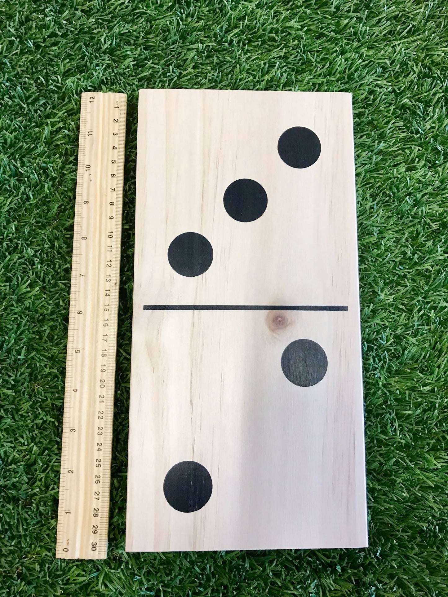 Mega Outdoor Dominoes Game Set with 28 Pieces 30cm