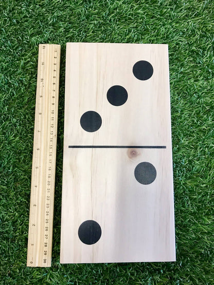 Mega Outdoor Dominoes Game Set with 28 Pieces 30cm