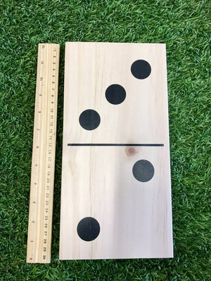 Mega Outdoor Dominoes Game Set with 28 Pieces 30cm