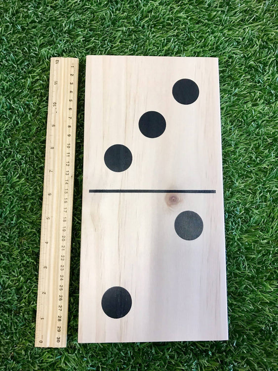 Mega Outdoor Dominoes Game Set with 28 Pieces 30cm