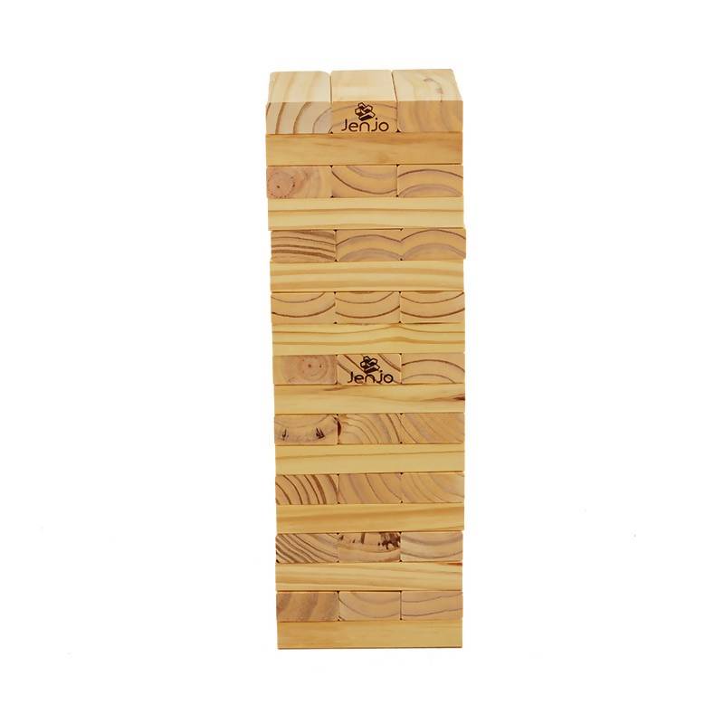 54 Piece Outdoor Giant Jenjo Wooden Block Game 54cm
