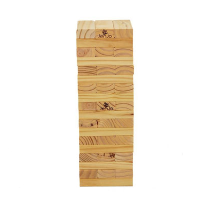 54 Piece Outdoor Giant Jenjo Wooden Block Game 54cm