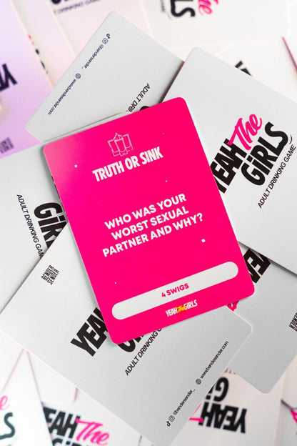 Yeah The Girls Drinking Card Game