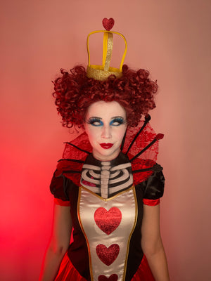 Deluxe Queen of Hearts Womens Costume