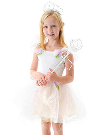 Fairylicious White Dress Girls Costume