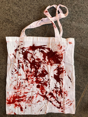 Blood Spattered Tote Bag