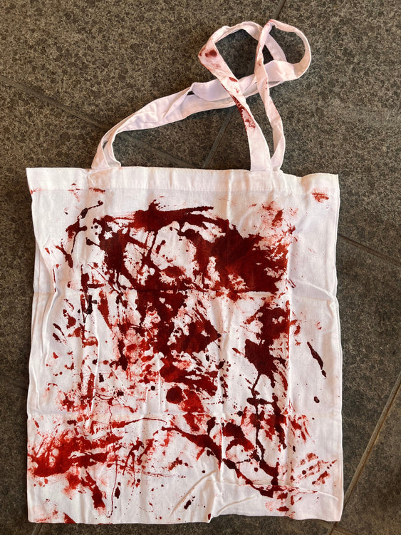 Blood Spattered Tote Bag