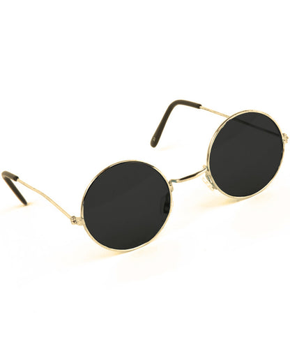 Black 1960s Lennon Glasses
