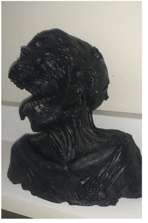 Black Zombie Resin Statue