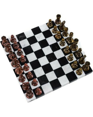 Chess Marble Board with Resin Pieces