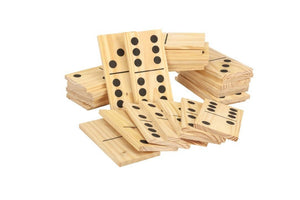 Mega Outdoor Dominoes Game Set with 28 Pieces 30cm
