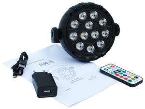 12W Portable LED Par Can Spotlight with Remote