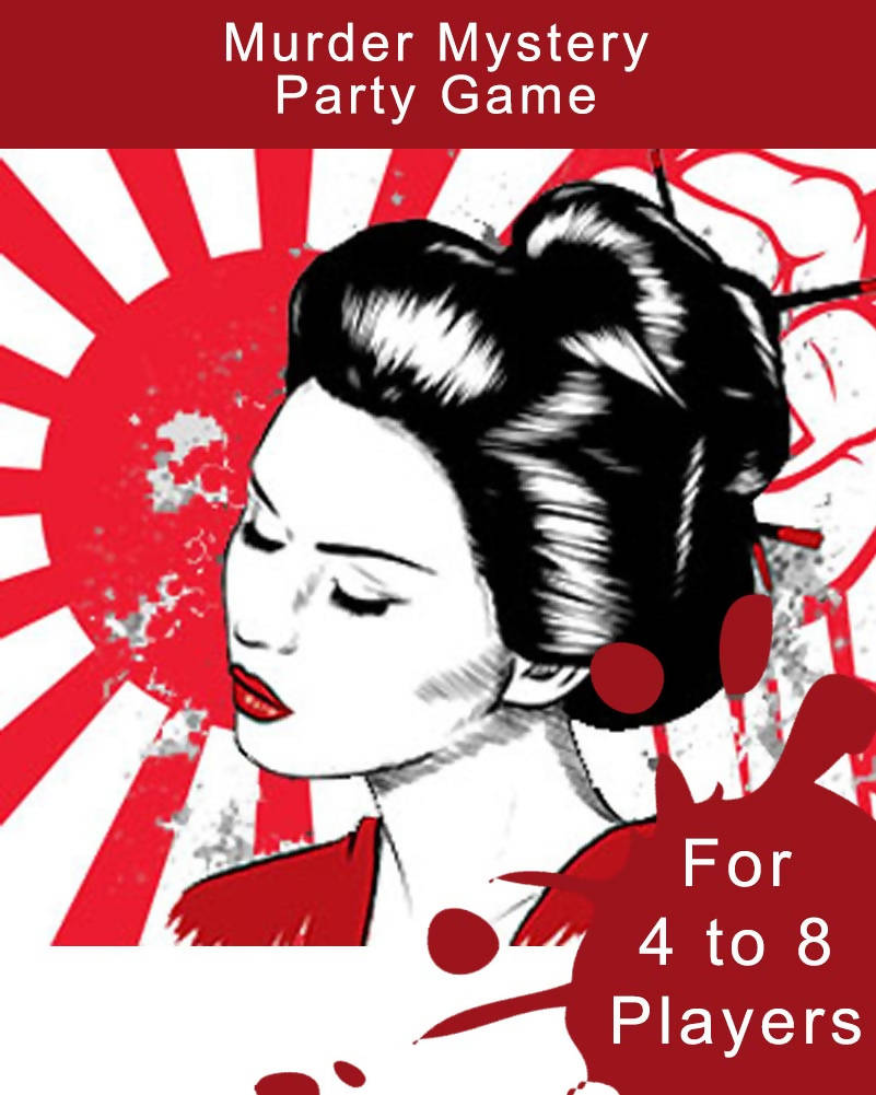 Tokyo Terror Digital Murder Mystery Game for 4 to 8 Players