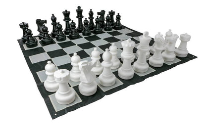 Giant Size Plastic Outdoor Chess Game Set with Mat 2.7mx2.7m