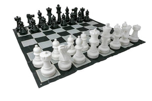 Giant Size Plastic Outdoor Chess Game Set with Mat 3mx3m
