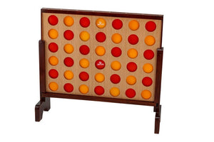 Mega4 Hardwood Connect Four In A Row Game Set 75cm