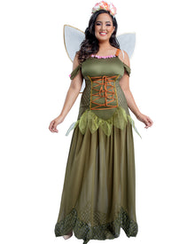 Rose Fairy Princess Womens Plus Size Costume