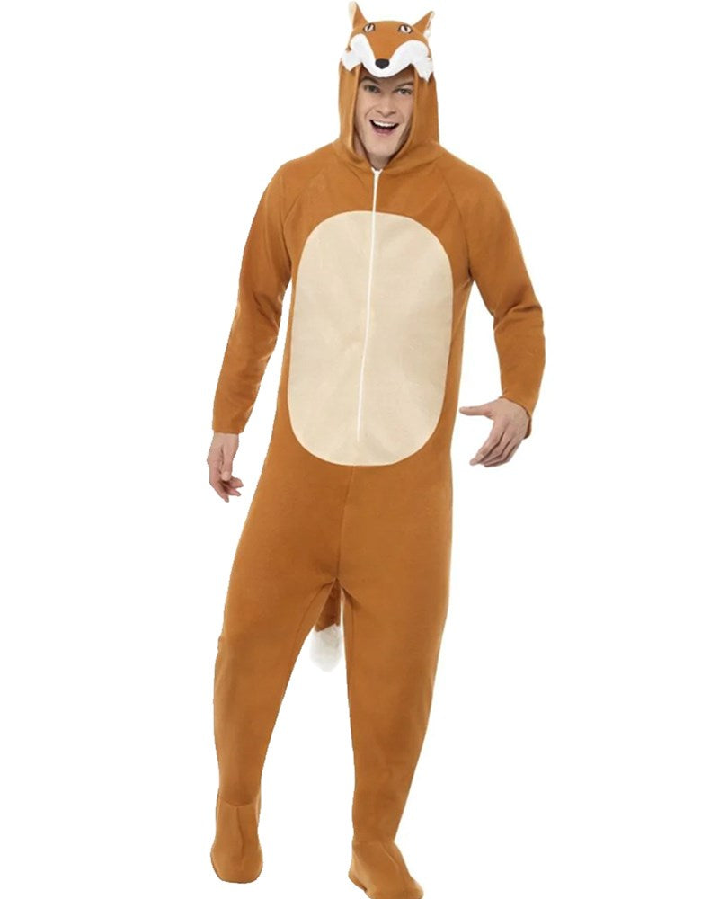 Brown Fox Adult Book Week Costume with Hood