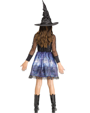 Sapphire Gothic Witch Girls Costume