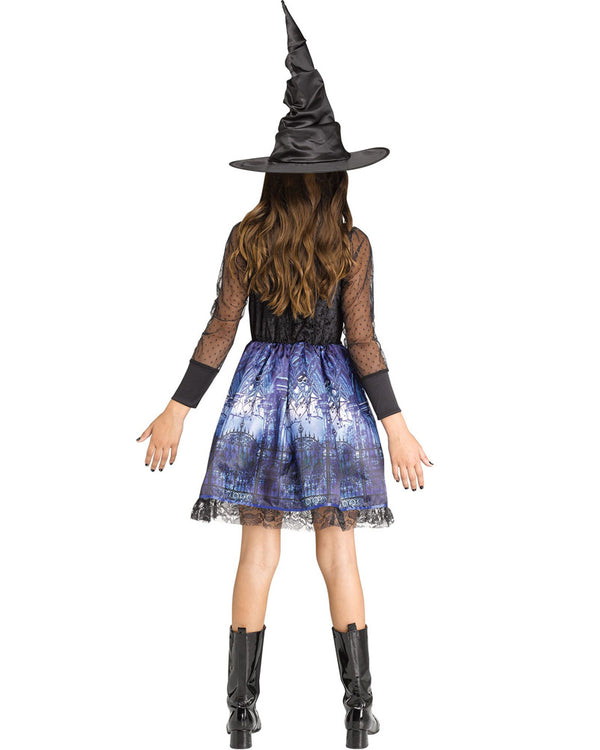 Sapphire Gothic Witch Girls Costume