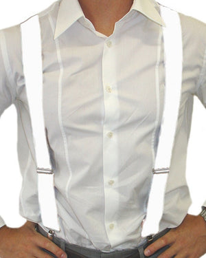 Bright White Suspenders