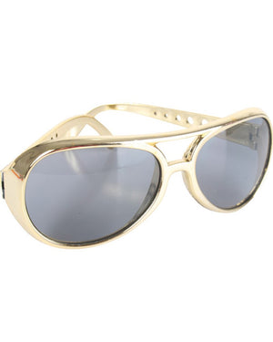 The King Of Rock Gold Sunglasses