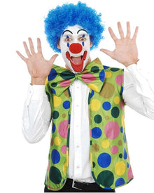 Spotty Clown Vest Nose and Bow Tie Kit