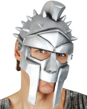 Warrior Silver Metal Look Mask