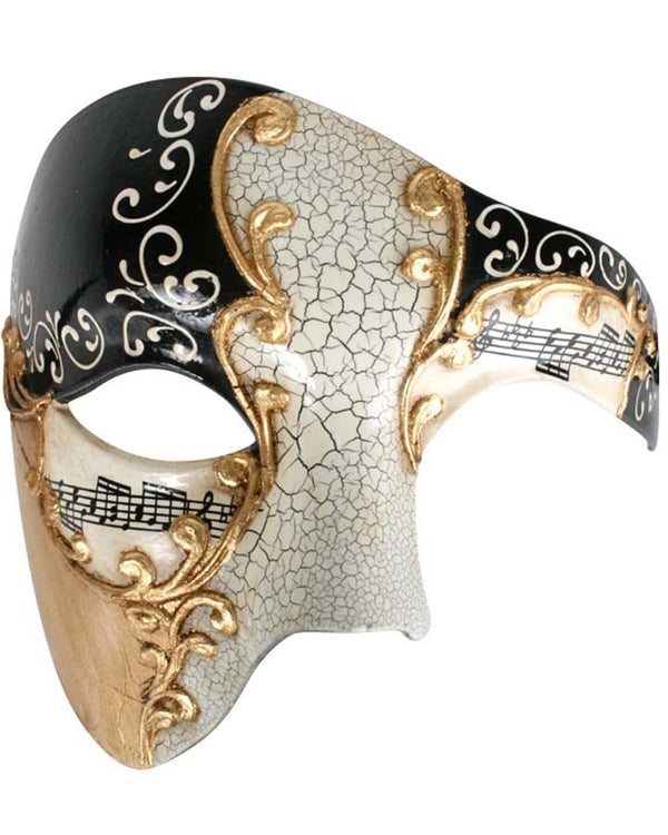 Black and Gold Maestro Eye Mask