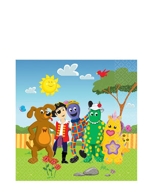 The Wiggles Party 2ply Lunch Napkins Pack of 16