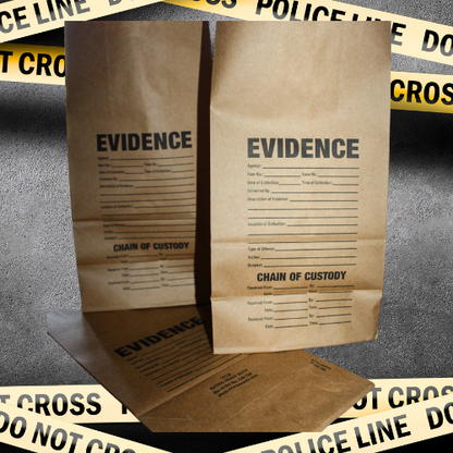 Paper Evidence Bag Prop
