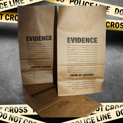 Paper Evidence Bag Prop