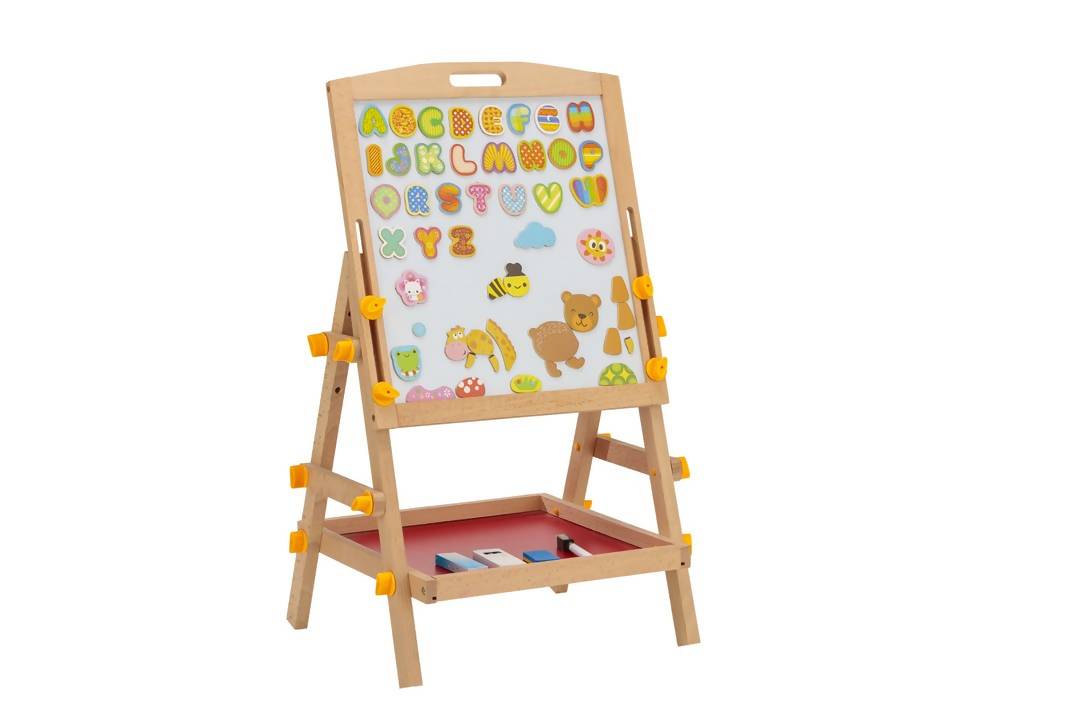 White and Black Board with Magnets