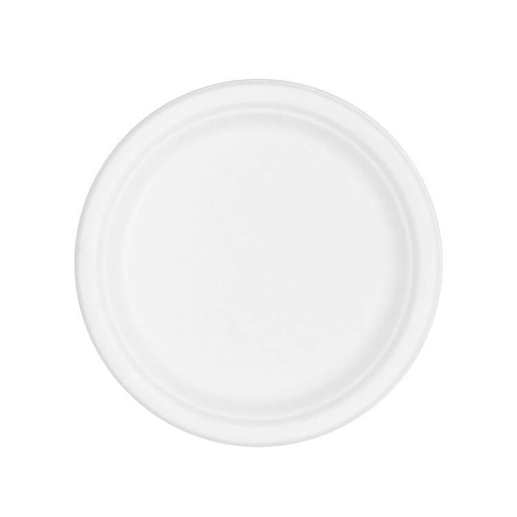Eco Round White 23cm Plate Pack of 25