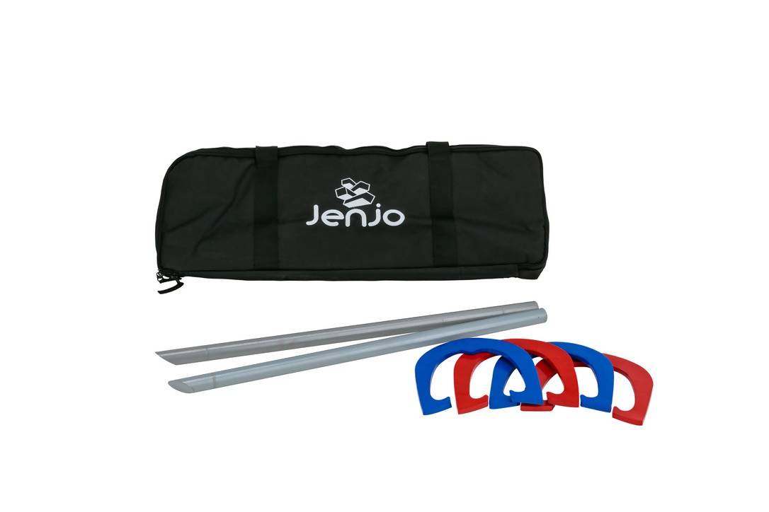 High Quality Red and Blue Metal Horseshoes with Carry Bag