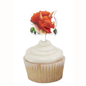 Dinosaur Cupcake Toppers Pack of 12