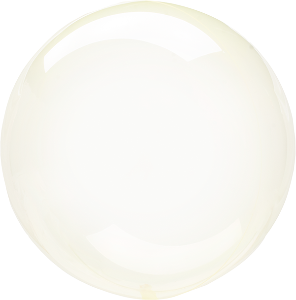 Yellow 50cm Round Latex Balloon