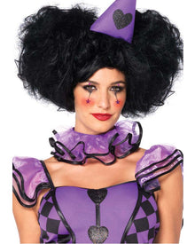 Bob with Optional Side Puffs Black Wig