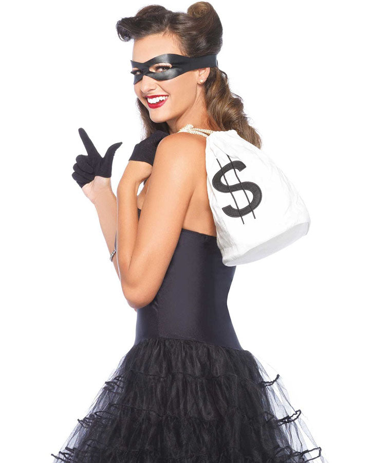 Bandit Gloves Eye Mask and Moneybag Kit