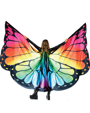 Rainbow Butterfly Festival Halter Wings