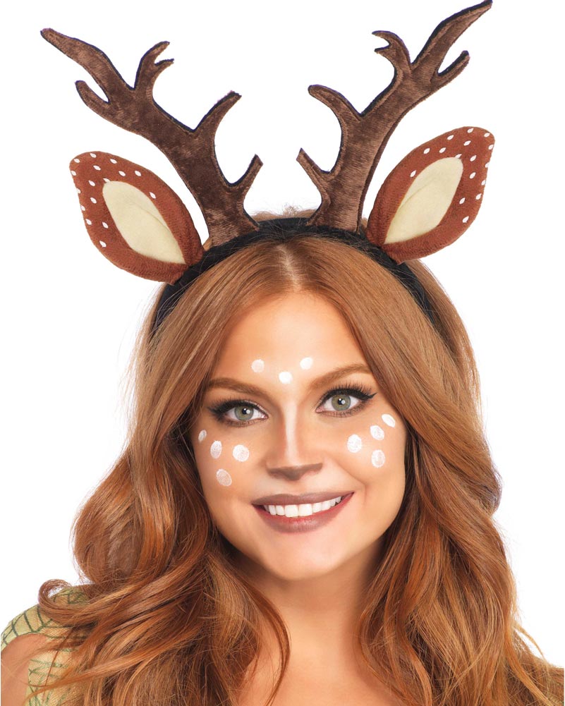 Fawn Ears and Antlers Headband