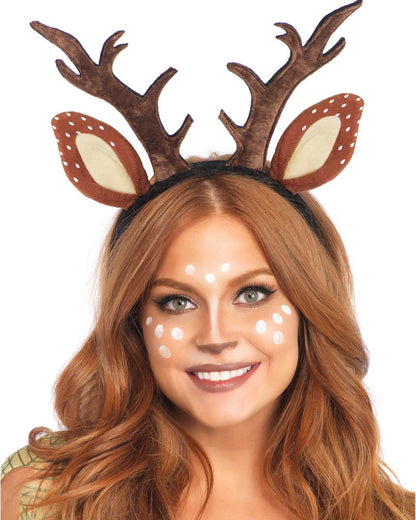 Fawn Ears and Antlers Headband