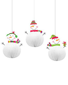 Snowman 3D Hanging Decoration