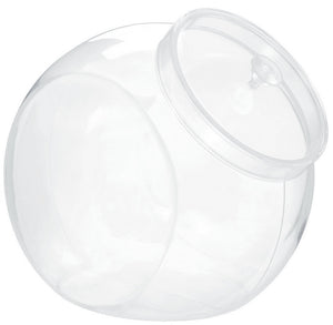 Clear Plastic Slanted Container With Lid 2.3L