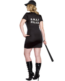 Swat Police Womens Plus Size Halloween Costume