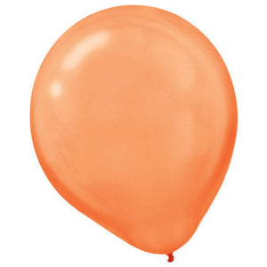Orange Peel Pearl 30cm Latex Balloons Pack of 15
