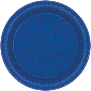 Prismatic 21cm Bright Royal Blue Round Paper Plates Pack of 8
